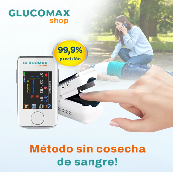 Oximetro Medidor Láser - GlucoMax™ [PRECISIÓN DEL 99,9%] - NOVEDAD EN COLOMBIA